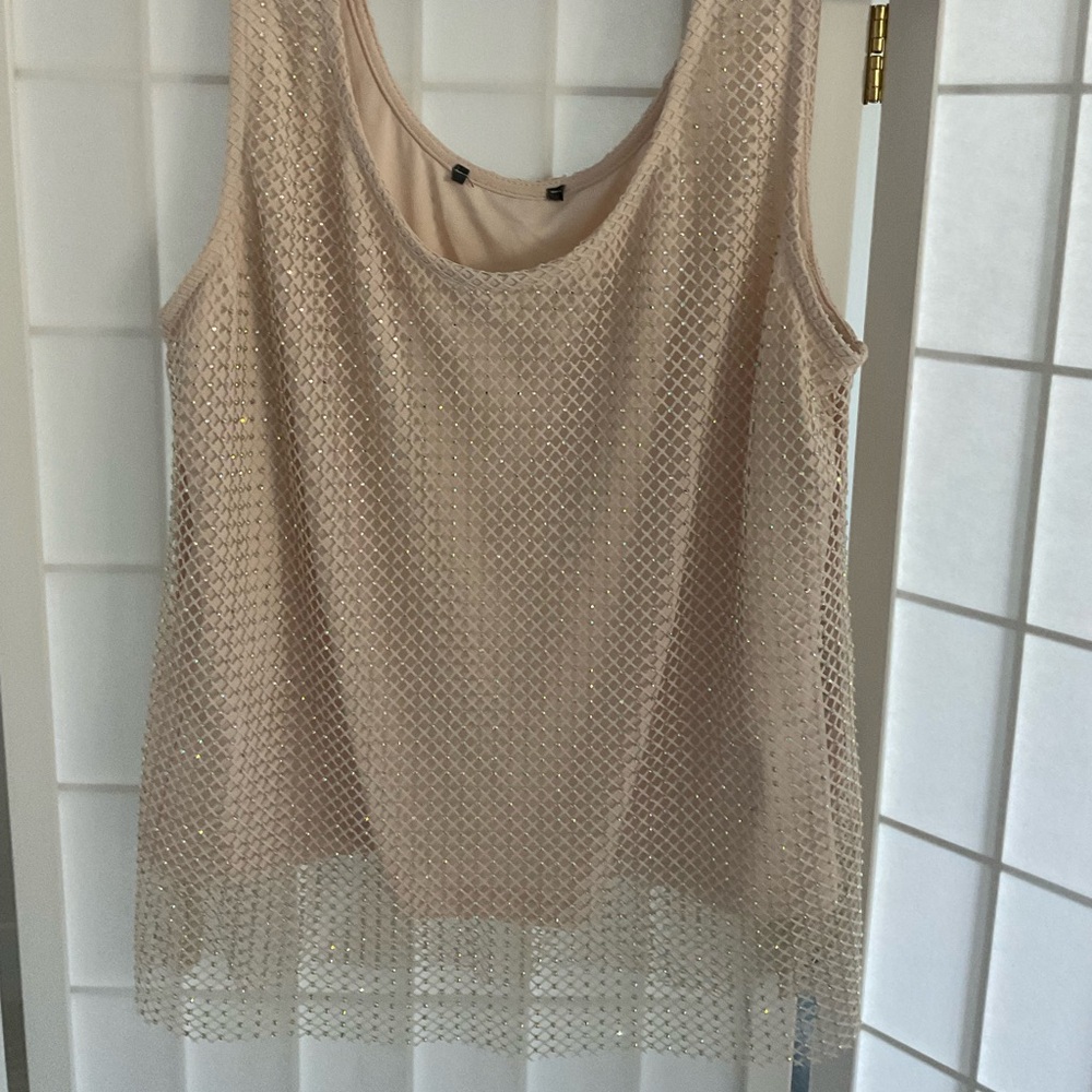 Free people sequin tank top